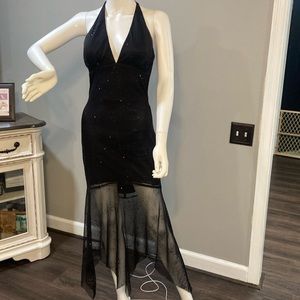 Black cocktail dress